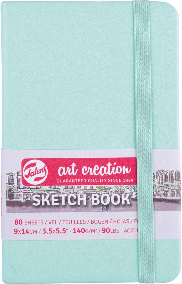 Talens Art Creation schetsboek, frisse munt, ft 9 x 14 cm Talens Art Creation schetsboek, frisse munt, ft 9 x 14 cm