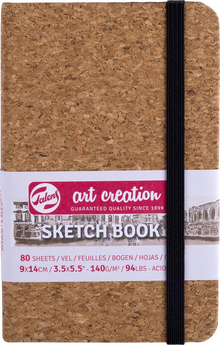 Talens Art Creation schetsboek Kurk, 140 g/m², ft 9 x 14 cm, 80 vel