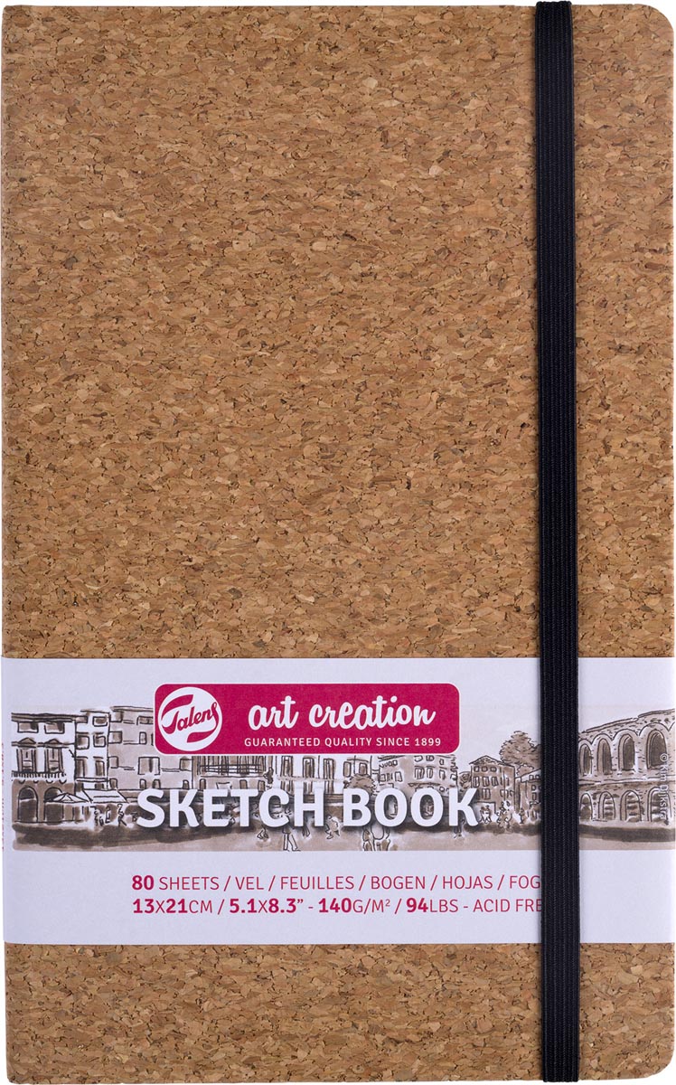 Talens Art Creation schetsboek Kurk, 140 g/m², ft 13 x 21 cm, 80 vel