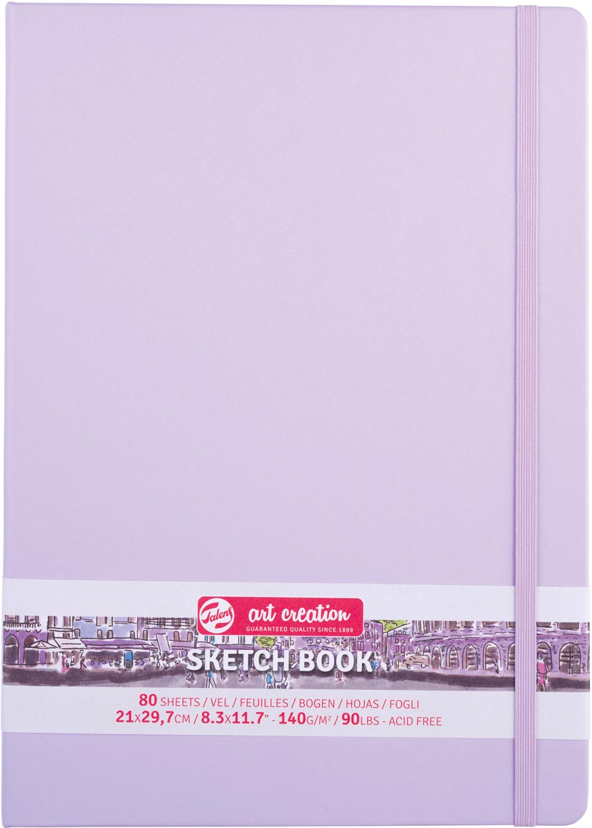 Talens Art Creation schetsboek, pastel violet, ft 21 x 30 cm Talens Art Creation schetsboek, pastel violet, ft 21 x 30 cm