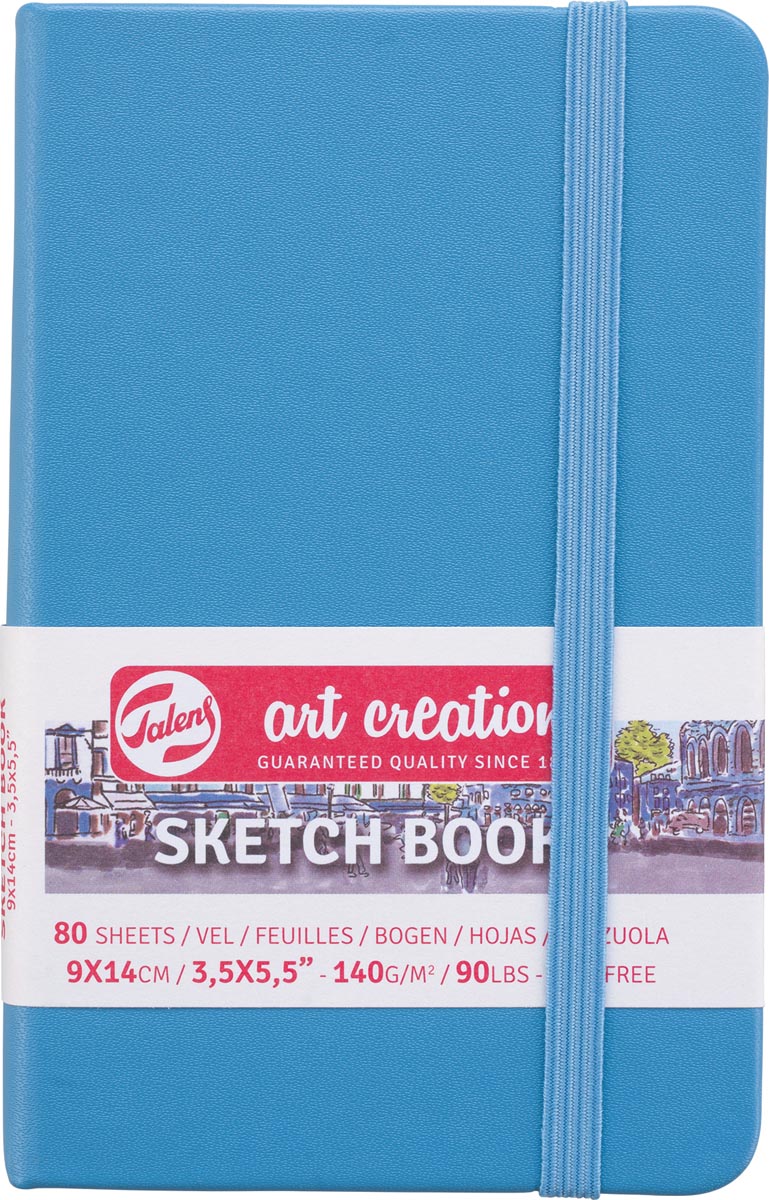 Talens Art Creation schetsboek, zeeblauw, ft 9 x 14 cm Talens Art Creation schetsboek, zeeblauw, ft 9 x 14 cm
