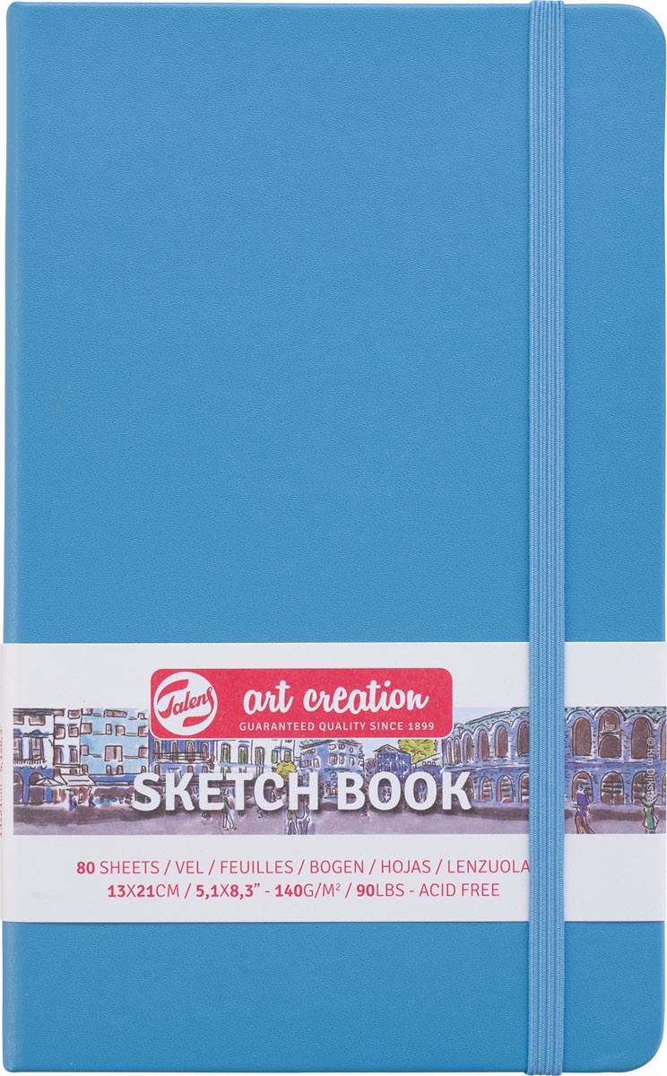 Talens Art Creation schetsboek, zeeblauw, ft 13 x 21 cm Talens Art Creation schetsboek, zeeblauw, ft 13 x 21 cm