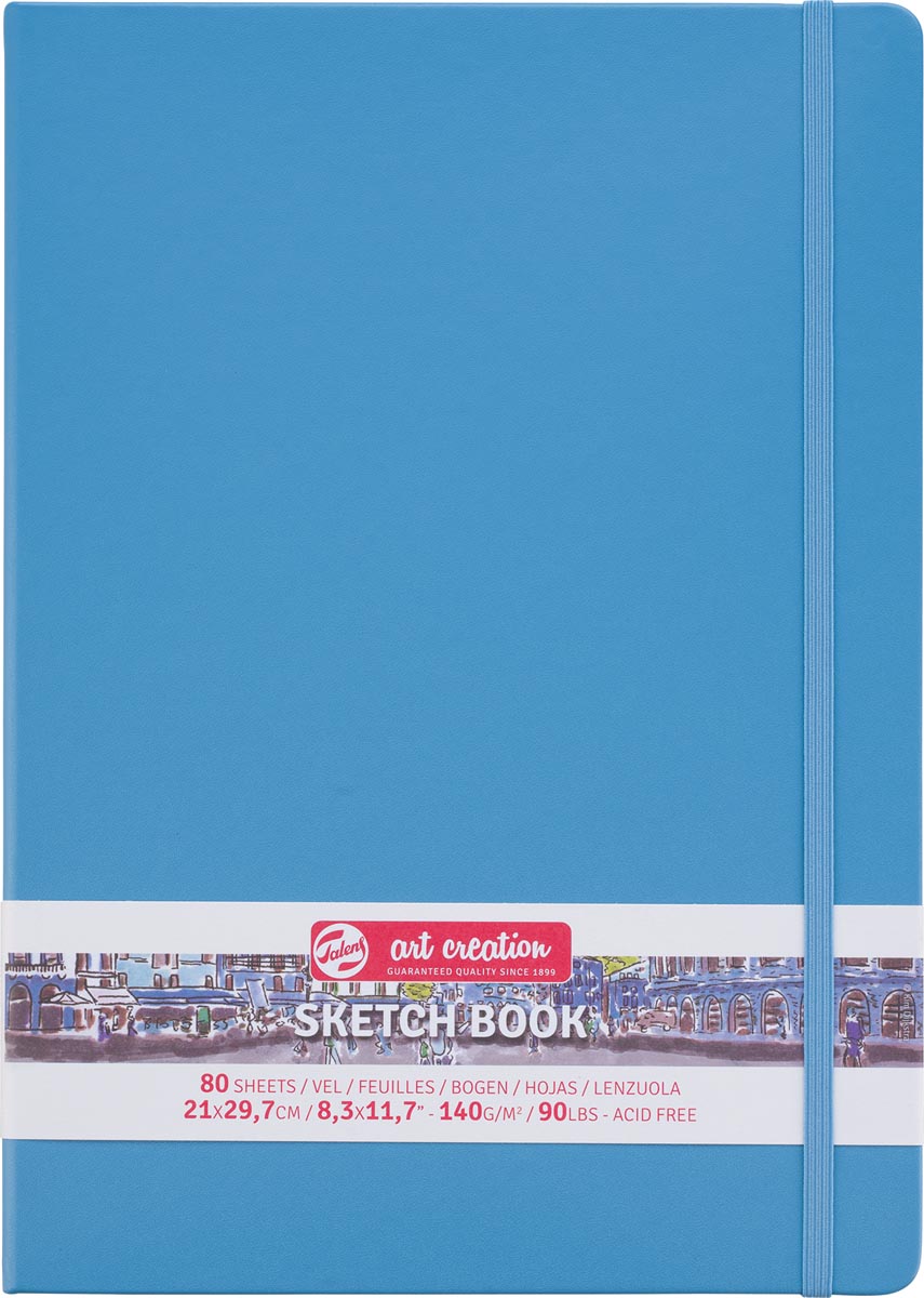 Talens Art Creation schetsboek, zeeblauw, ft 21 x 30 cm Talens Art Creation schetsboek, zeeblauw, ft 21 x 30 cm