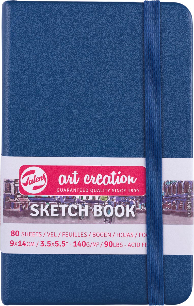 Talens Art Creation schetsboek, marineblauw, ft 9 x 14 cm Talens Art Creation schetsboek, marineblauw, ft 9 x 14 cm