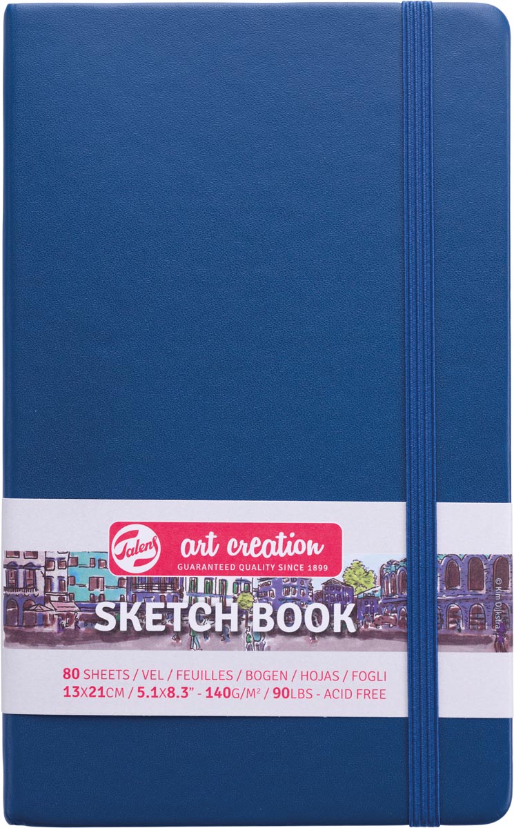 Talens Art Creation schetsboek, marineblauw, ft 13 x 21 cm Talens Art Creation schetsboek, marineblauw, ft 13 x 21 cm