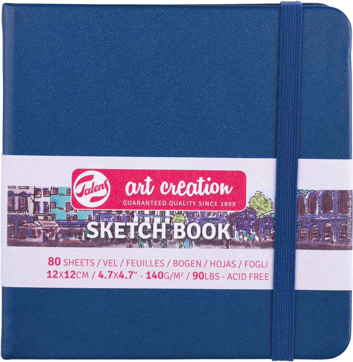 Talens Art Creation schetsboek, marineblauw, ft 12 x 12 cm Talens Art Creation schetsboek, marineblauw, ft 12 x 12 cm