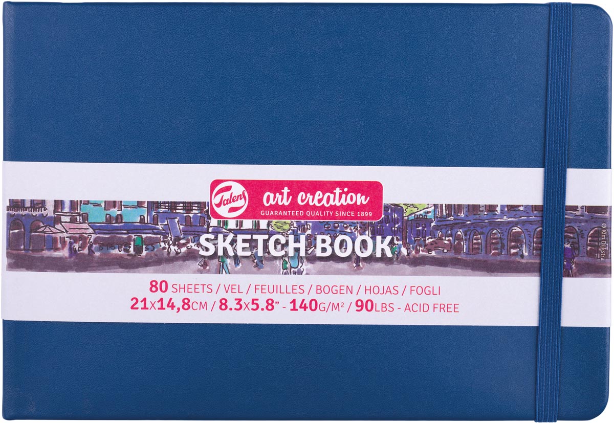 Talens Art Creation schetsboek, marineblauw, ft 21 x 15 cm Talens Art Creation schetsboek, marineblauw, ft 21 x 15 cm