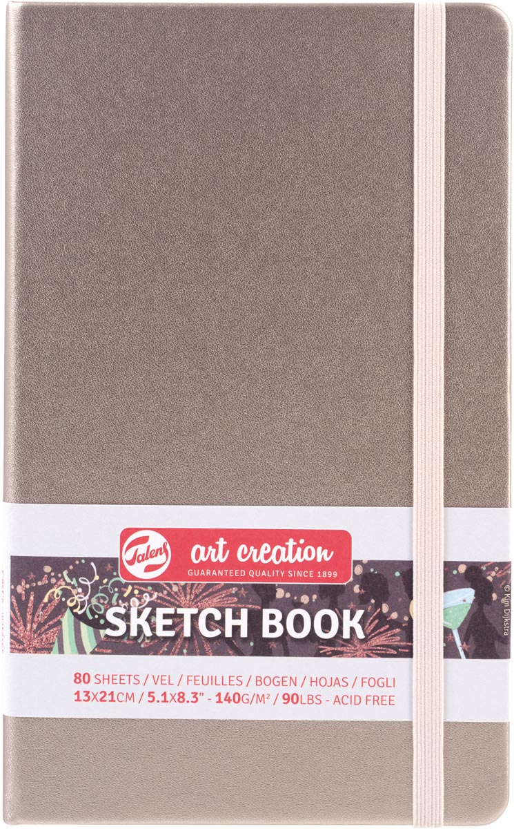 Talens Art Creation schetsboek, champagne pink, ft 13 x 21 cm Talens Art Creation schetsboek, champagne pink, ft 13 x 21 cm