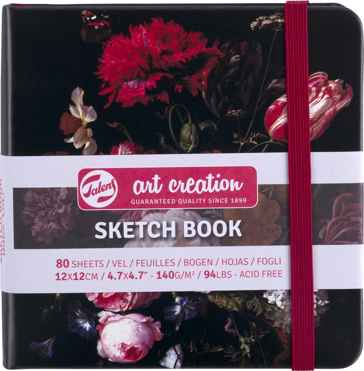 Talens Art Creation schetsboek Stilleven, 140 g/m², ft 12 x 12 cm, 80 vel