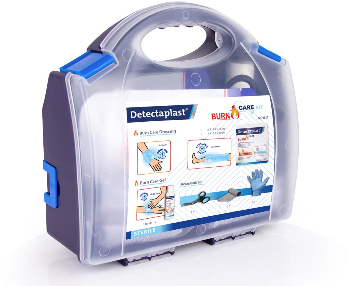 Detectaplast Burn Care Kit, volledig Eerstehulp uitrusting bij brandwonen afbeelding