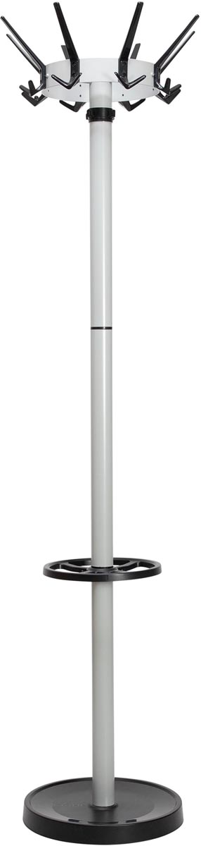 MAUL kapstok caligo metaal, hoogte 175 cm, 32 kledinghaken met parapluhouder, zilver MAUL kapstok caligo metaal, hoogte 175 cm, 32 kledinghaken met parapluhouder, zilver