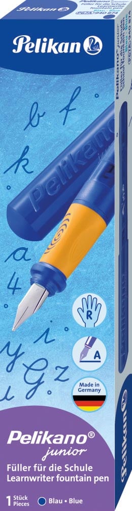 Pelikan Vulpen Pelikano Junior voor rechtshandigen, blauw Pelikan Vulpen Pelikano Junior voor rechtshandigen, blauw
