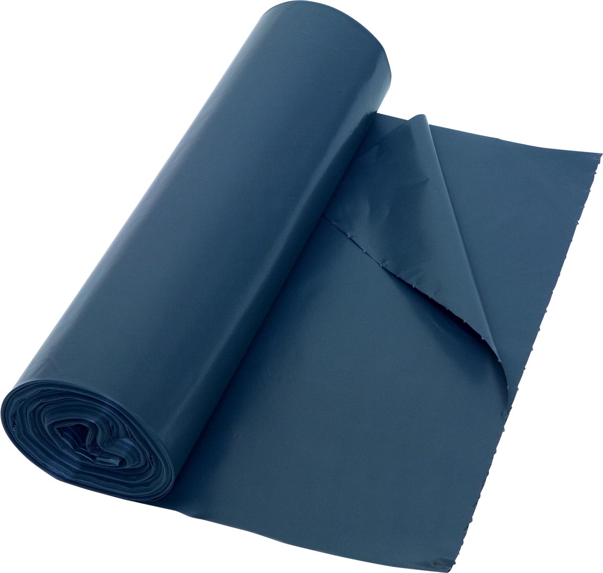 Vuilniszak 33 micron, ft 90 x 120 cm, 150 liter, grijs, rol van 20 stuks afbeelding