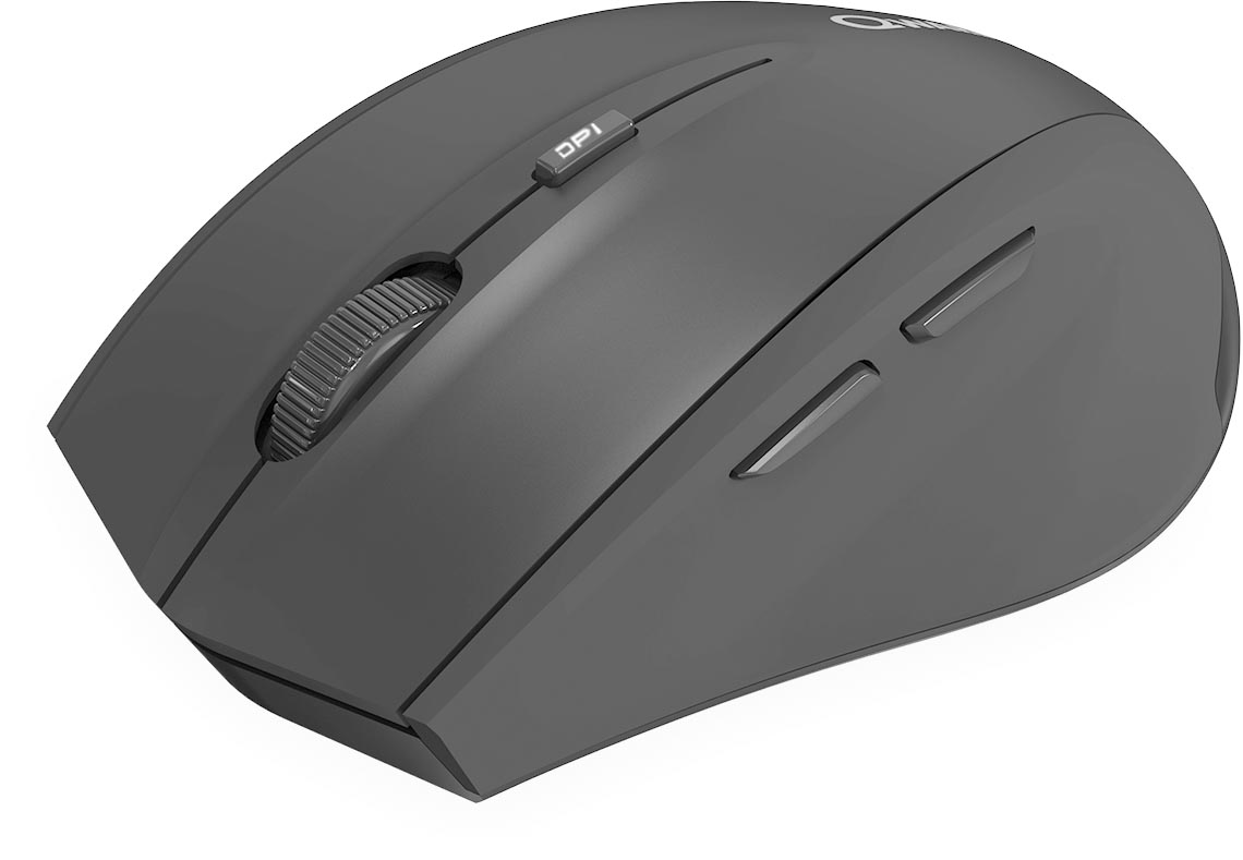 Qware draadloze muis Bolton, zwart afbeelding