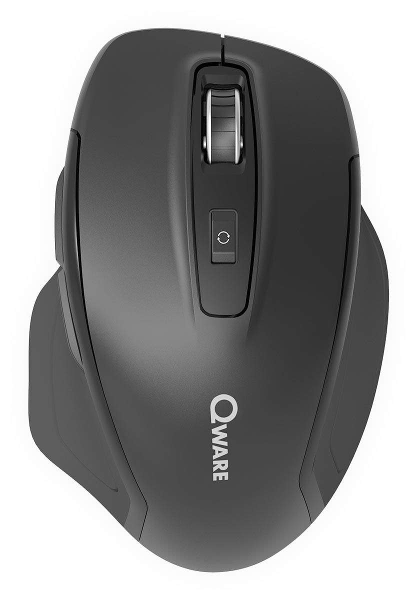 Qware draadloze muis Glasgow, zwart afbeelding