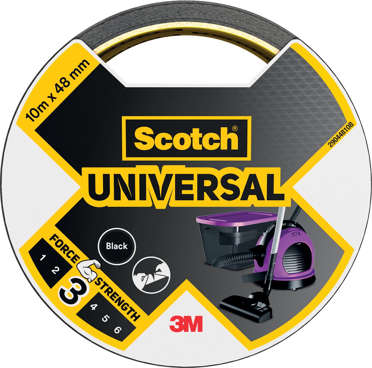Scotch ducttape Universal, ft 48 mm x 10 m, zwart afbeelding