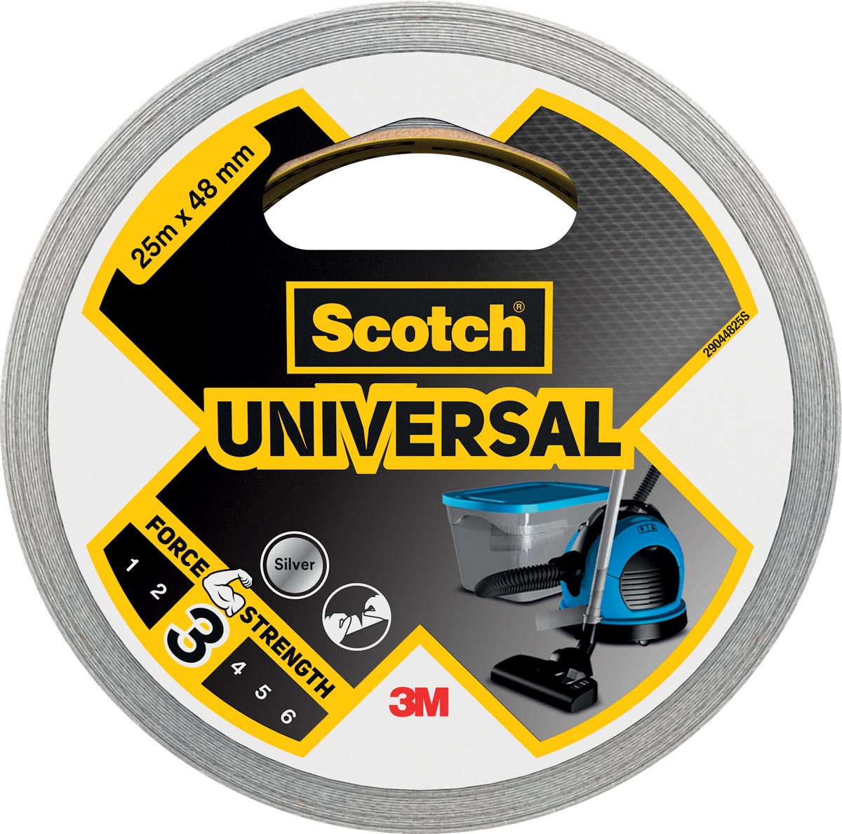 Scotch ducttape Universal, ft 48 mm x 25 m, zilver afbeelding