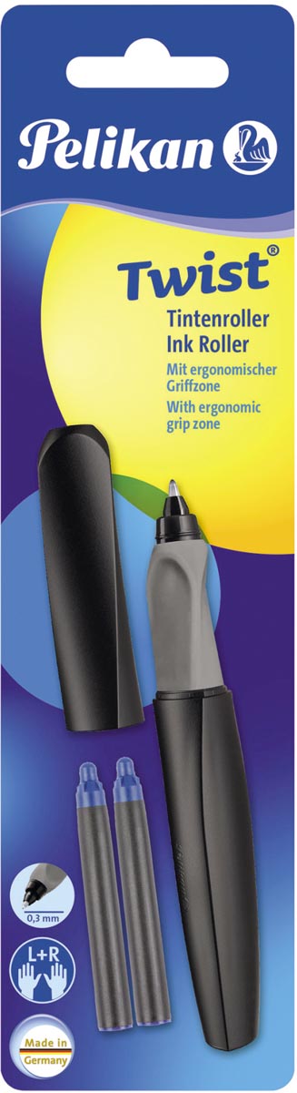 Pelikan Twist roller, op blister, zwart Pelikan Twist roller, op blister, zwart