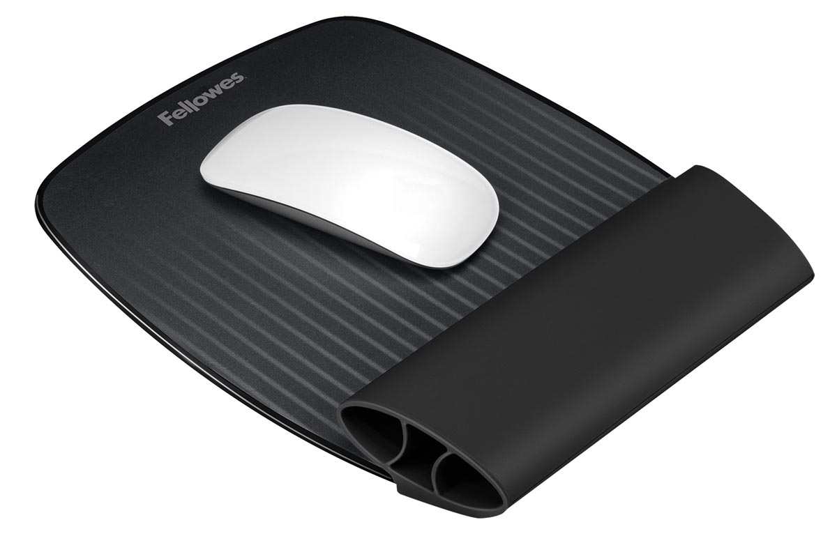 Fellowes I-Spire muismat met polssteun, zwart