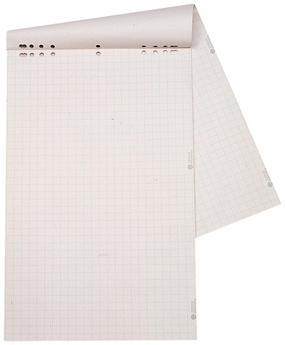 Dahle flipchartpapier, ft 68 x 95 cm, geruit, rol van 20 vel afbeelding