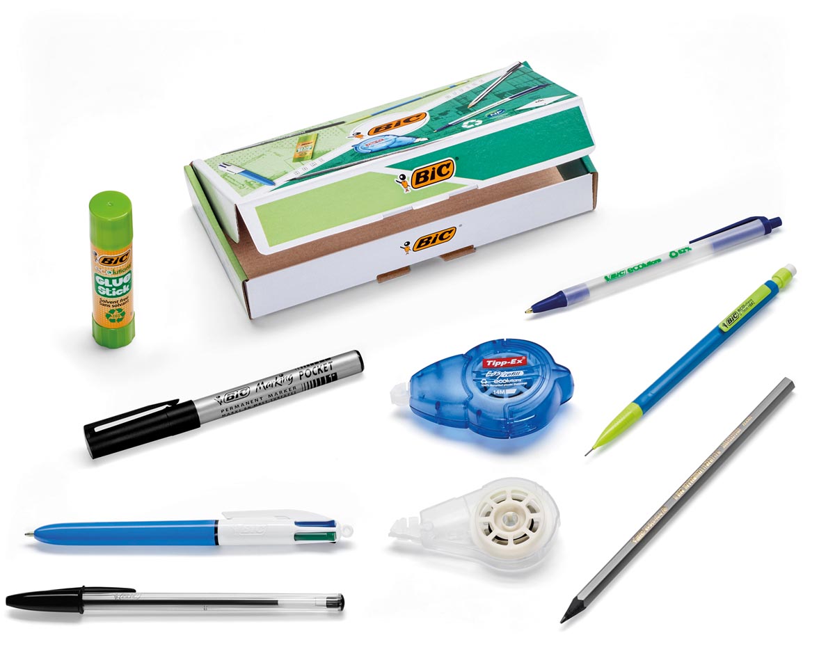 Bic Home Office ECO set, doos van 9 stuks