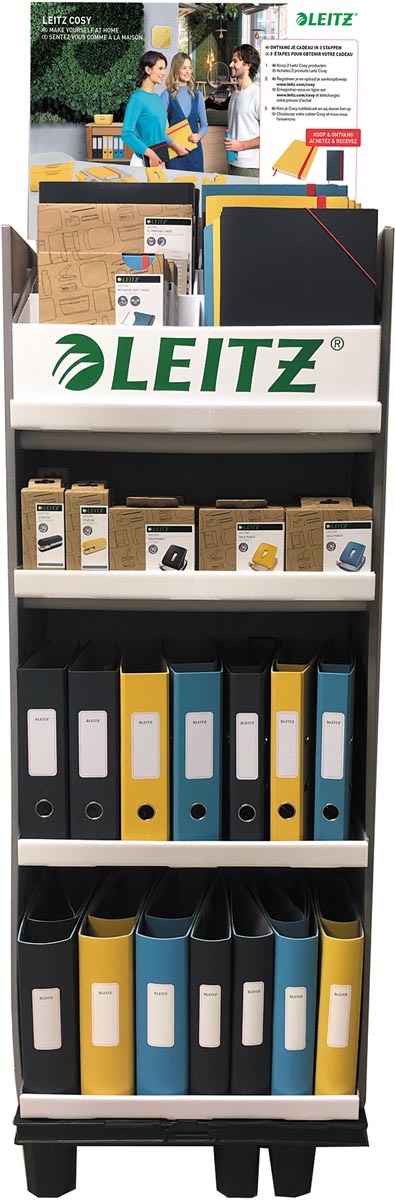 Leitz Cosy display met 145 stuks