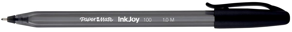 Paper Mate balpen InkJoy 100 met dop, zwart afbeelding