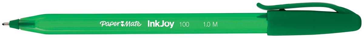 Paper Mate balpen InkJoy 100 met dop, groen afbeelding