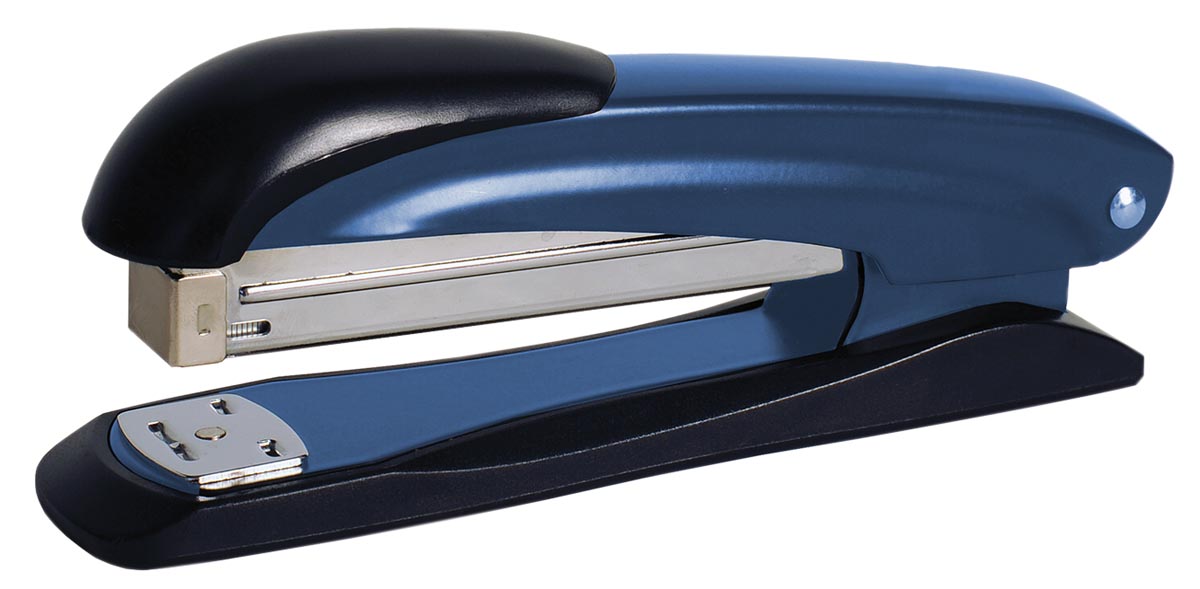 STAR nietmachine half strip, 20 blad, blauw