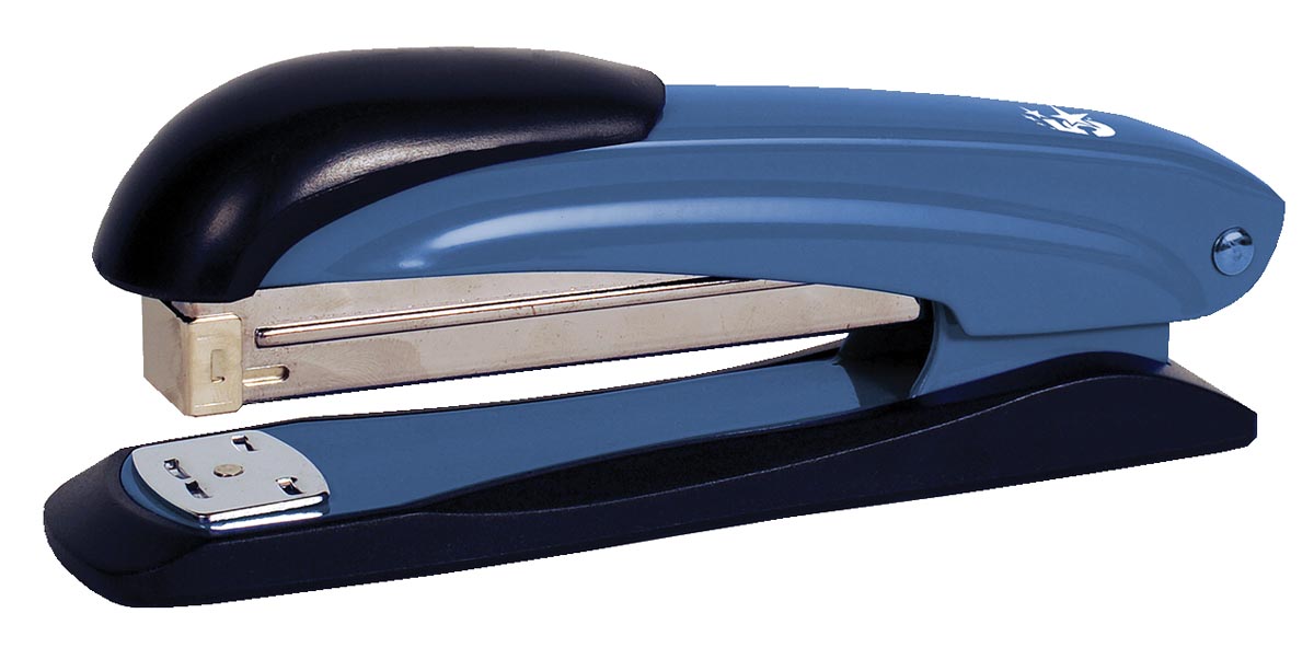 STAR nietmachine half strip, 25 blad, blauw