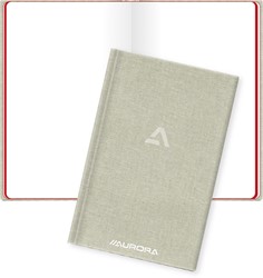 Aurora Copybook ft 10,5 x 16,5 cm, blanc, 192 pages