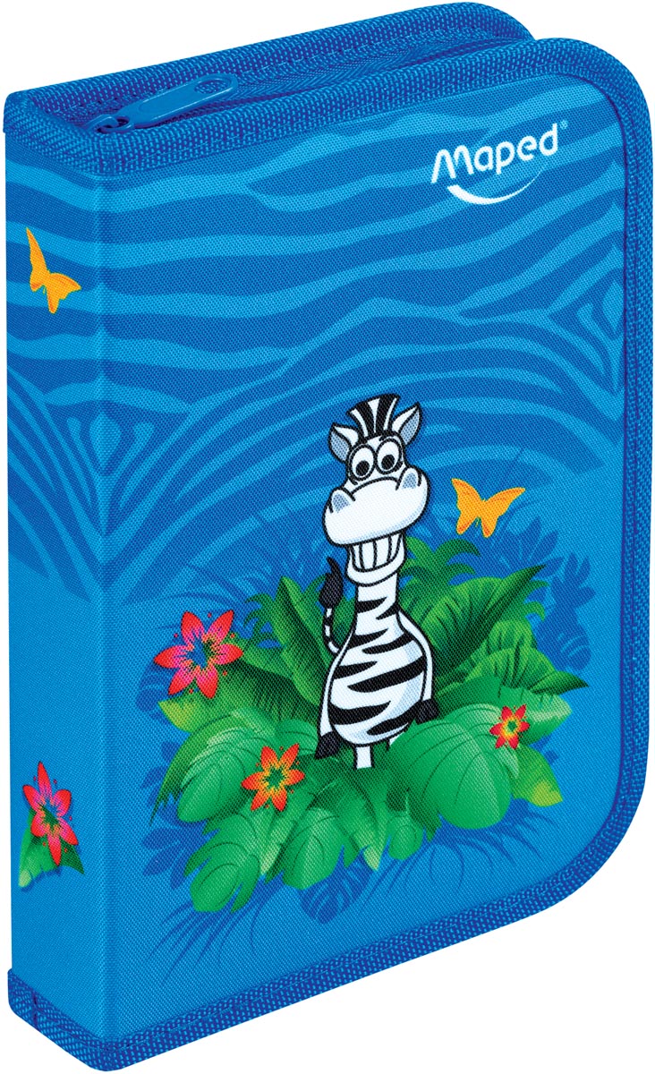 Maped pennenzak 1 laag jungle op blister Maped pennenzak 1 laag jungle op blister