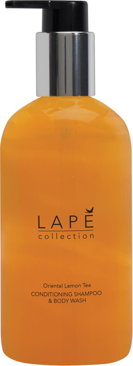 Lapé shampoo & douchegel, Oosterse citroenthee, flacon van 300 ml afbeelding