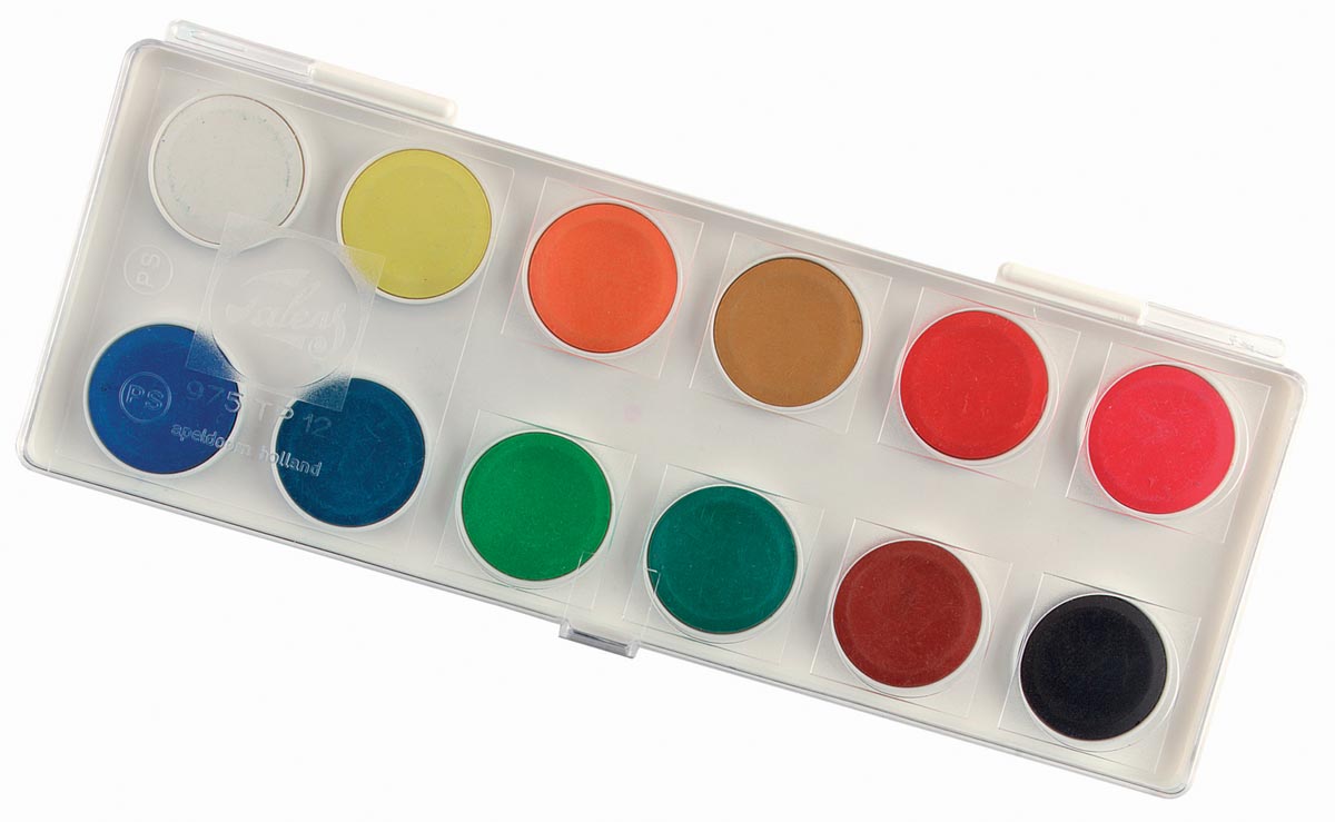 Talens dekkende aquarelverf, set met 12 napjes Talens dekkende aquarelverf, set met 12 napjes