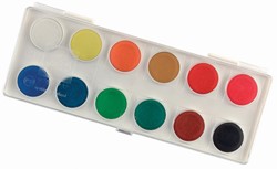 Talens aquerelle couvrante, set de 12 godets