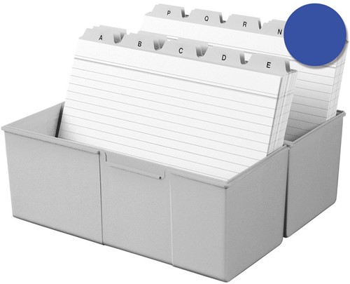 Han systeemkaartenbak ft A5, blauw