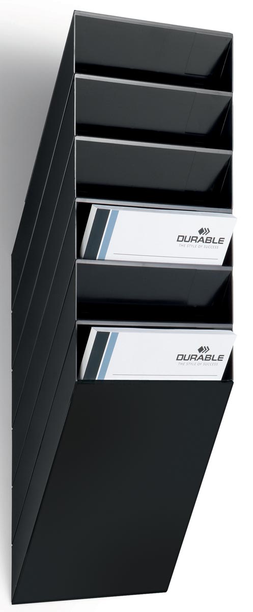 Durable folderhouder Flexiboxx 6 A4, zwart afbeelding