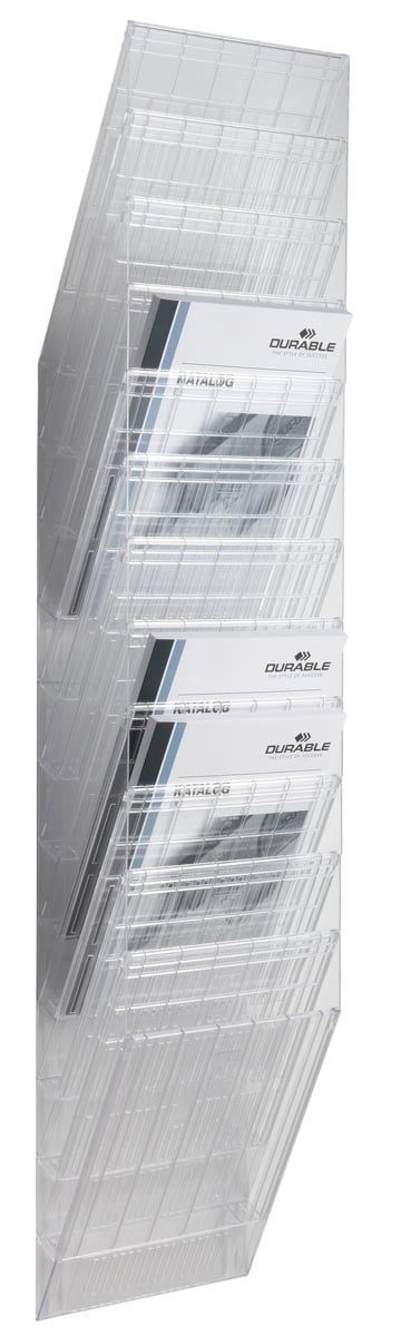 Durable folderhouder Flexiboxx 12 A4 transparant Durable folderhouder Flexiboxx 12 A4 transparant
