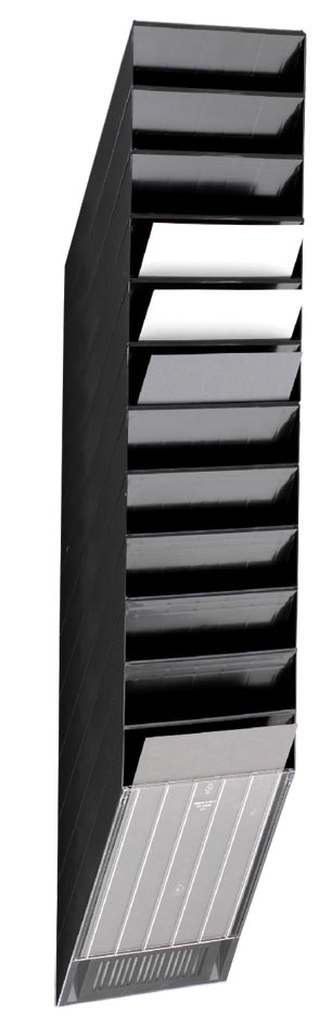 Durable folderhouder Flexiboxx 12 A4 zwart afbeelding