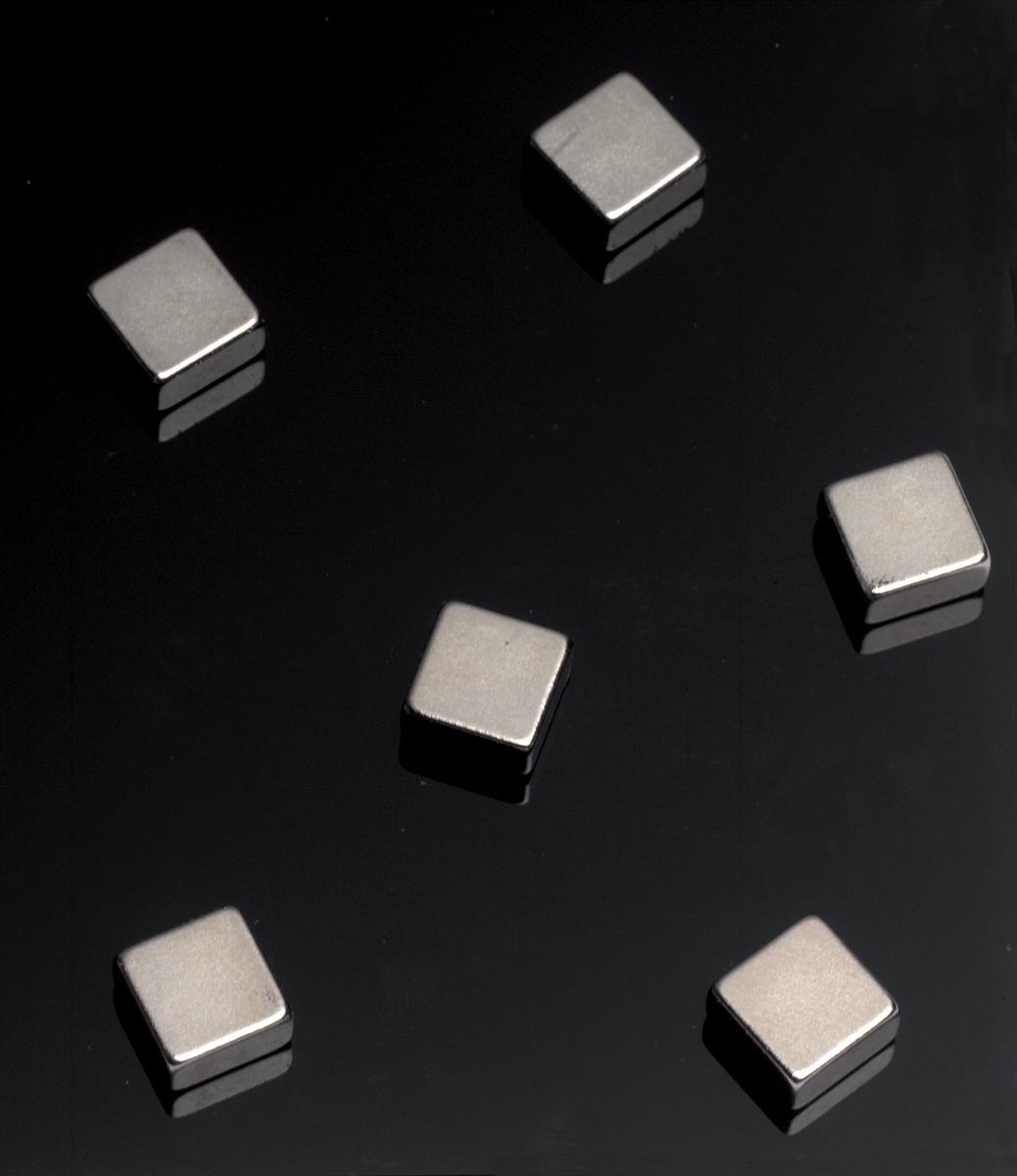 Naga Magneten glasbord, ft 10 x 10 x 5 mm, pak van 6 stuks afbeelding