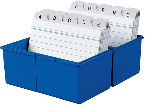 Han systeemkaartenbak ft A7, blauw