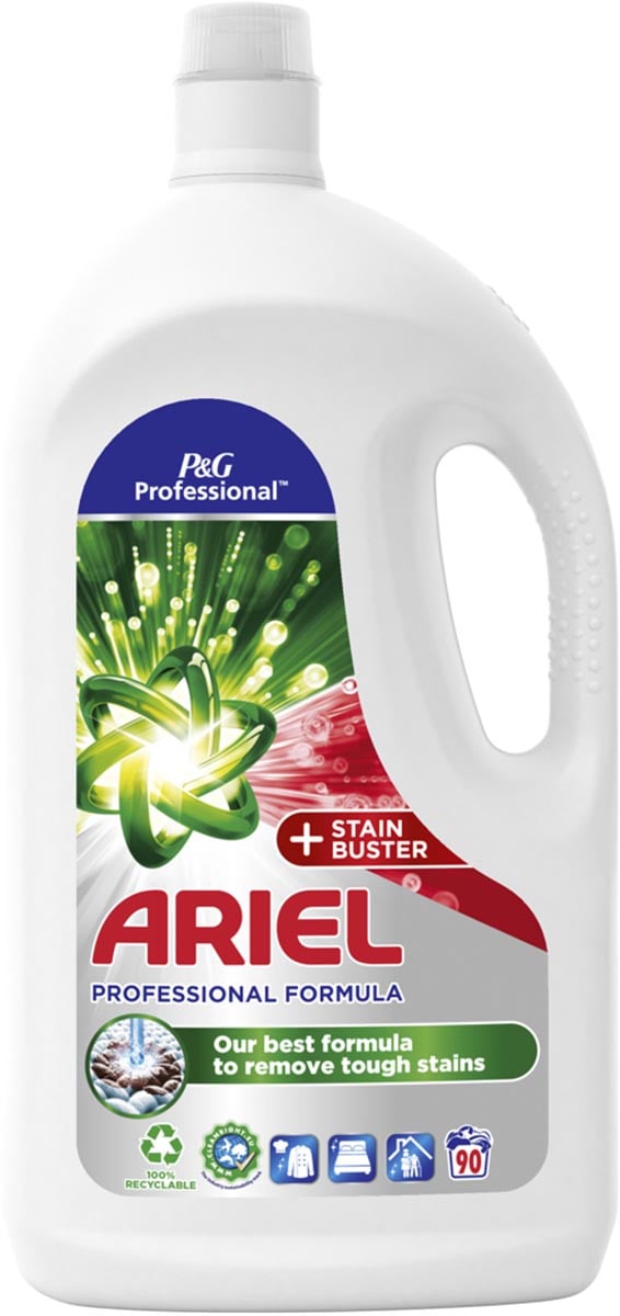 Ariel Professional Formula Stain Buster wasmiddel, fles van 4,05 liter, 90 wasbeurten afbeelding