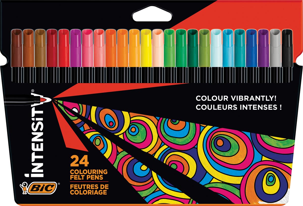 Bic viltstift Intensity Up, etui van 24 stuks afbeelding