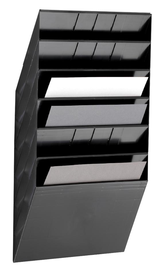 Durable Flexiboxx 6 A4 Landscape zwart