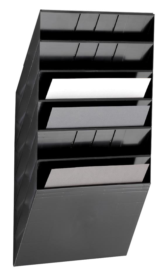 Durable folderhouder Flexiboxx 6 A4 Landscape zwart afbeelding