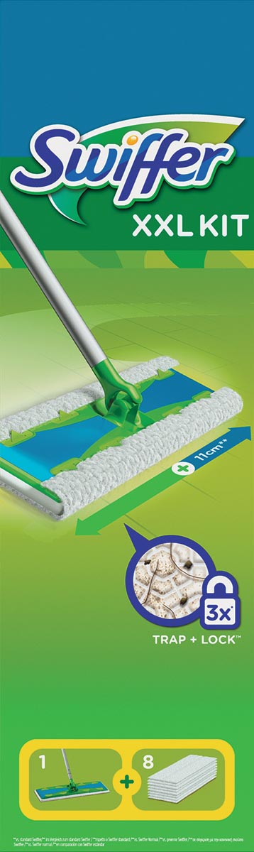 Swiffer vloerwisser XXL Kit, inclusief 8 navullingen