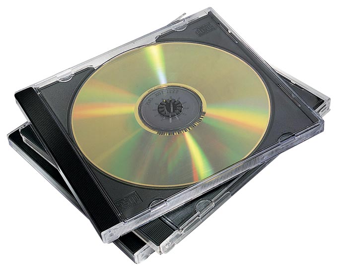 Fellowes CD/DVD-doosje Jewel Case, 10 stuks