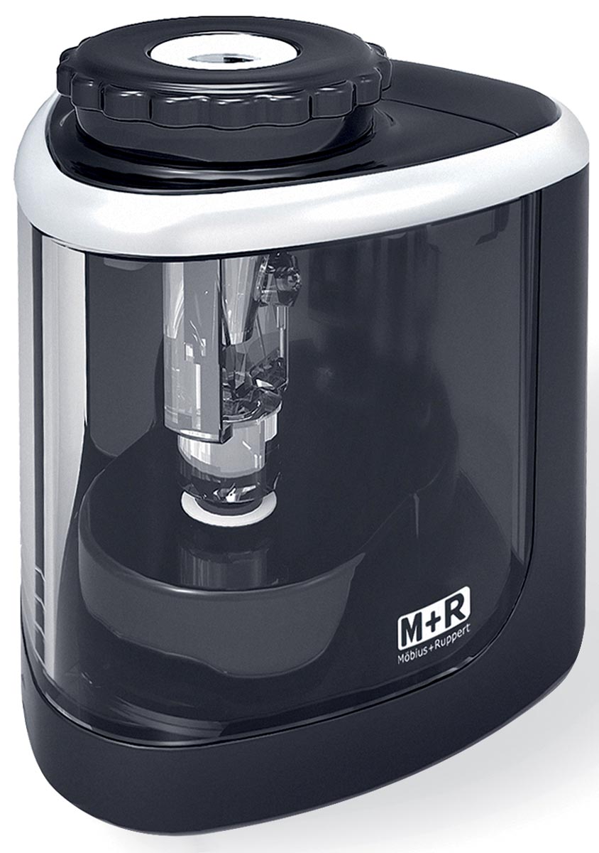 M+R kantoorslijper, elektrisch, zwart