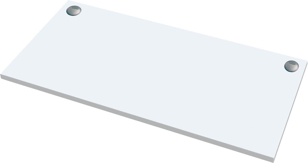 Fellowes bureaublad, ft 160 x 80 cm, wit