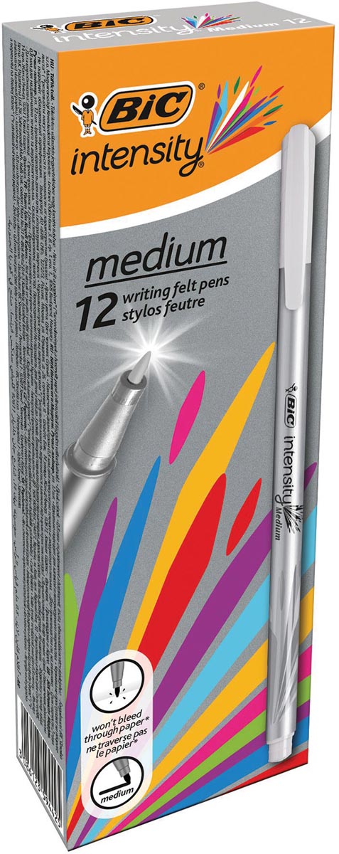 Bic fineliner Intensity, medium, grijs afbeelding